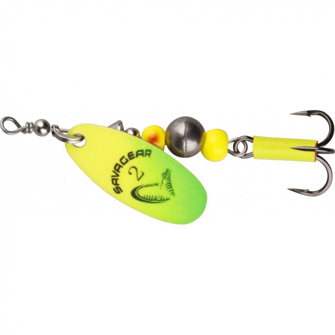 Блесна SAVAGE GEAR Caviar Spinner #2 6g 07-Fluo Yellow / Chartreuse 42310 Блесна SAVAGE GEAR Caviar Spinner #2 6g 07-Fluo Yellow / Chartreuse 42310