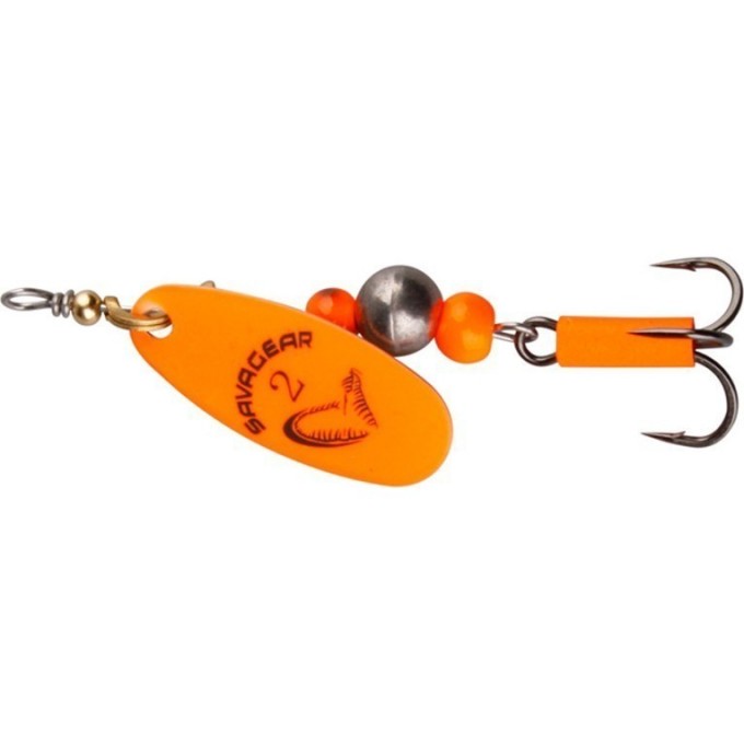 Блесна SAVAGE GEAR Caviar Spinner #3 9.5g 06-Flou Orange 42312 Блесна SAVAGE GEAR Caviar Spinner #3 9.5g 06-Flou Orange 42312