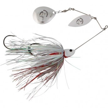 Блесна SAVAGE GEAR Da'Bush 21g White Silver Holo Flame