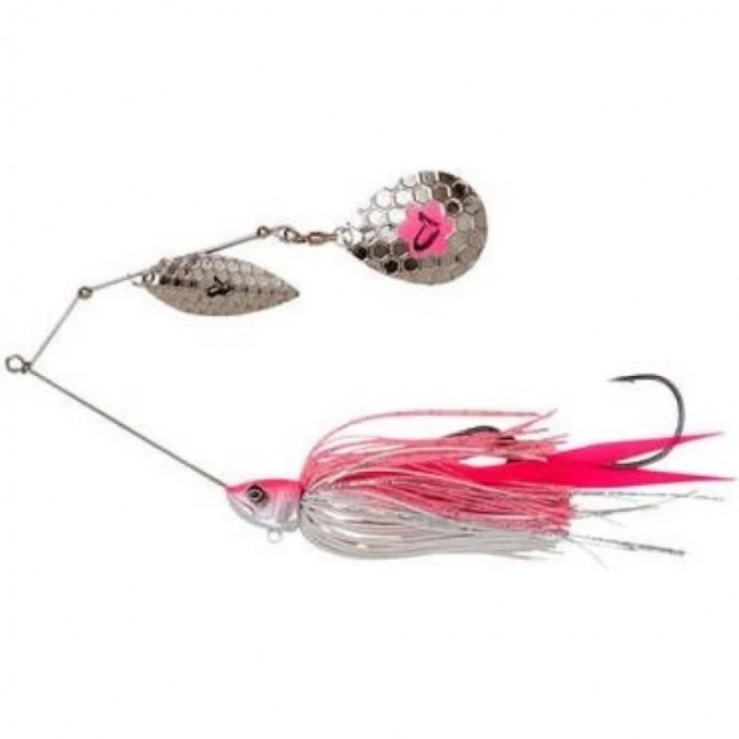 Блесна SAVAGE GEAR Da'Bush Spinnerbait 16см 32г Sinking Pink Silver 72614 Блесна SAVAGE GEAR Da'Bush Spinnerbait 16см 32г Sinking Pink Silver 72614