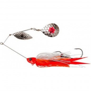 Блесна SAVAGE GEAR Da'Bush Spinnerbait 16см 32г Sinking Red Head Silver