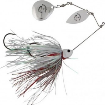 Блесна SAVAGE GEAR Da'Bush Spinnerbait 16см 32г Sinking White Silver