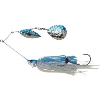 Блесна SAVAGE GEAR Da'Bush Spinnerbait 18см 42г Sinking Blue Silver