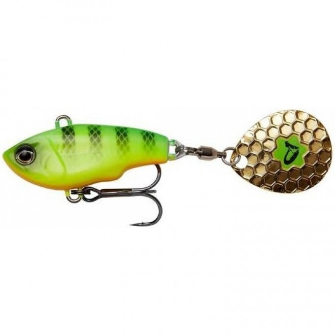 Блесна SAVAGE GEAR Fat Tail Spin 5.5cm 9g Sinking Firetiger 71760 Блесна SAVAGE GEAR Fat Tail Spin 5.5cm 9g Sinking Firetiger 71760
