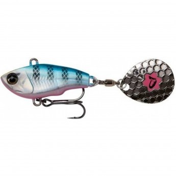 Блесна SAVAGE GEAR Fat Tail Spin 6.5cm 16g Sinking Blue Silver Pink