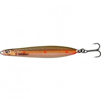 Блесна SAVAGE GEAR Seeker ISP 9.8см 23г Sinking Brown Copper Red Dots
