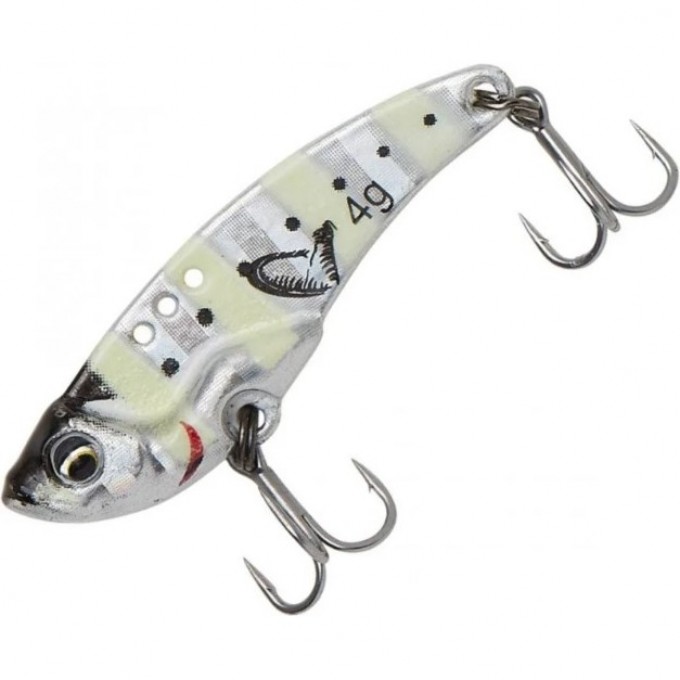 Блесна SAVAGE GEAR Vib Blade SW 45 FS 8,5гр Zebra Glow 73577 Блесна SAVAGE GEAR Vib Blade SW 45 FS 8,5гр Zebra Glow 73577
