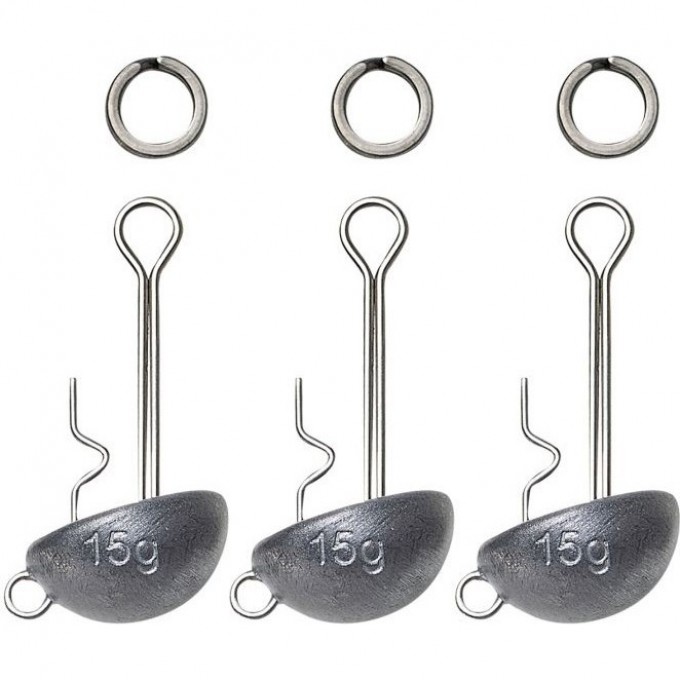 Джигеры SAVAGE GEAR Punch Rig Heads 15g 3pcs 63821 Джигеры SAVAGE GEAR Punch Rig Heads 15g 3pcs 63821