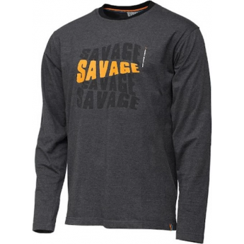 Футболка SAVAGE GEAR Simply Savage Logo Tee Long Sleeve L