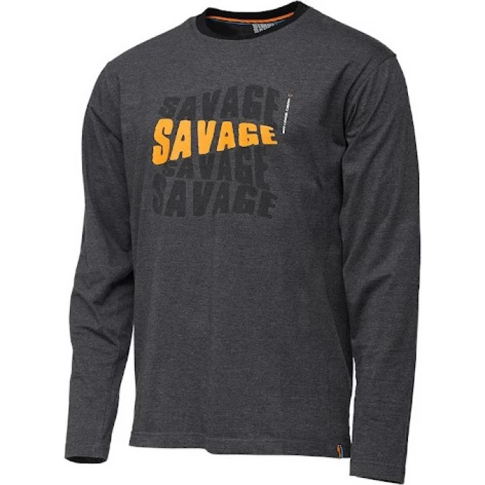 Футболка SAVAGE GEAR Simply Savage Logo Tee Long Sleeve L 57663 Футболка SAVAGE GEAR Simply Savage Logo Tee Long Sleeve L 57663