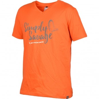 Футболка SAVAGE GEAR Simply Savage Orange L
