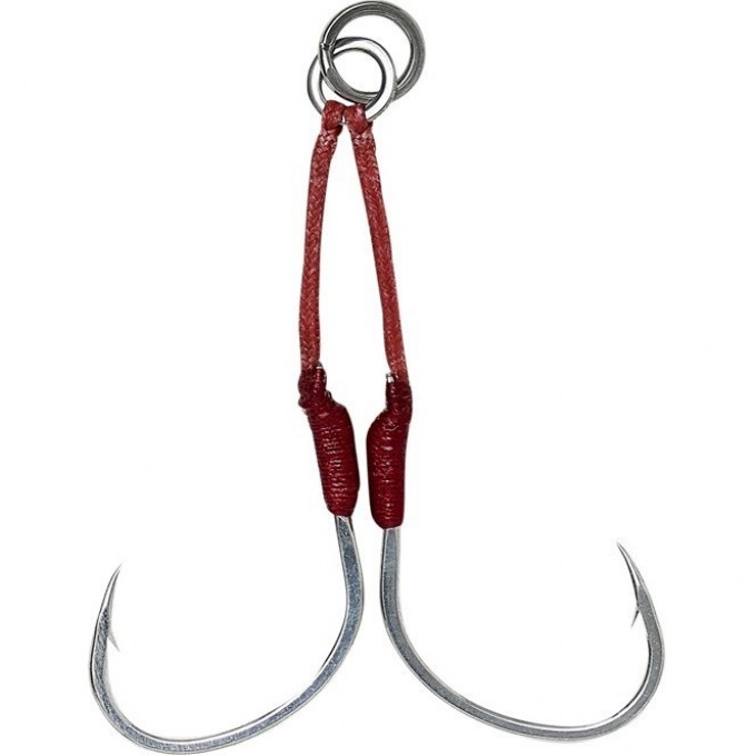 Крючки SAVAGE GEAR Bloody Assist Twin #2/0 2pcs 69755 Крючки SAVAGE GEAR Bloody Assist Twin #2/0 2pcs 69755