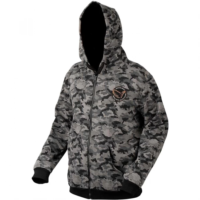 Куртка SAVAGE GEAR Black Savage Zip Hoodie L 54527 Куртка SAVAGE GEAR Black Savage Zip Hoodie L 54527
