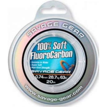 Леска SAVAGE GEAR Soft Fluoro Carbon 40m 0.36mm 8.4kg 17lb