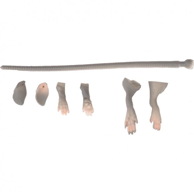 Набор для ремонта приманки крысы SAVAGE GEAR LB 3D Rad Maintenance 30 04-Grey 55188