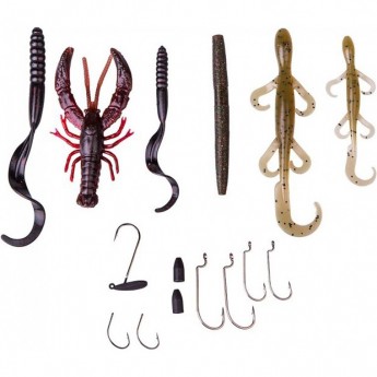 Набор приманок SAVAGE GEAR Black Bass Pro Pack Kit 33pcs