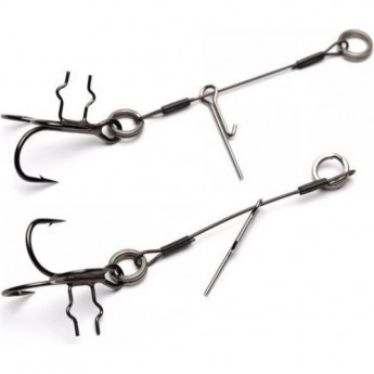 Оснастка SAVAGE GEAR Carbon49 T-Treble Spike Stingers #1/0 2pcs