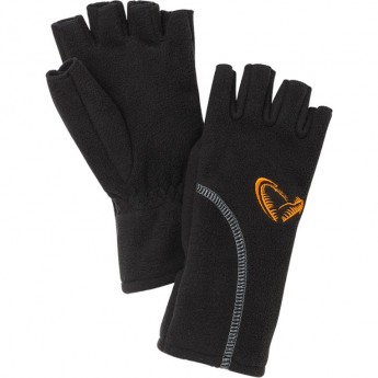 Перчатки SAVAGE GEAR Wind Pro Half Finger L Black