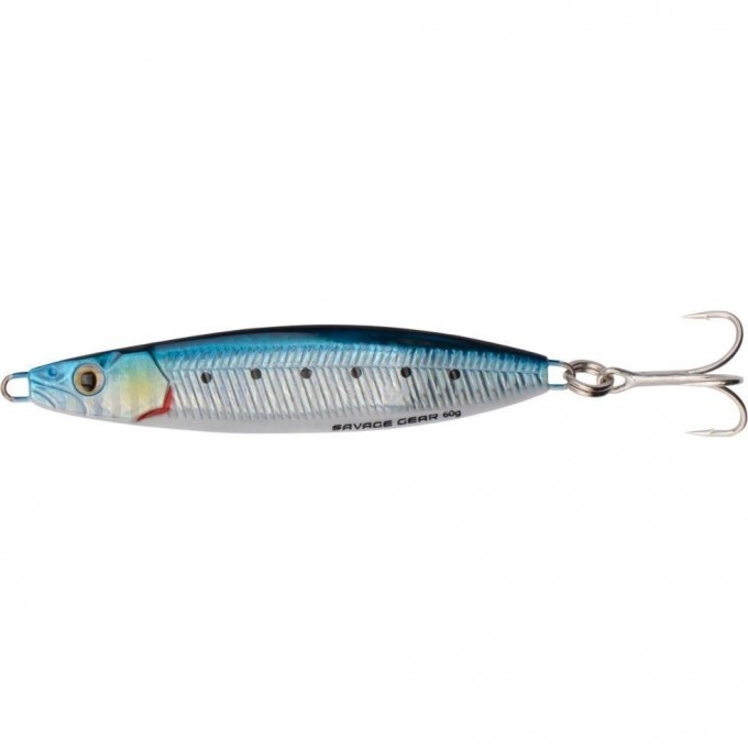 Пилькер SAVAGE GEAR Psycho Sprat 60g 01-Sardine 57521