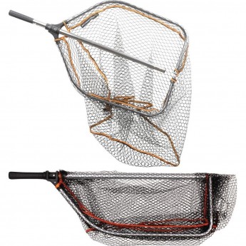 Подсачек SAVAGE GEAR Pro Folding Rubber Large Mesh Landing Net XL (70x85cm)
