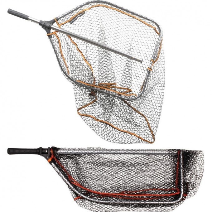 Подсачек телескопический SAVAGE GEAR Pro Tele Folding Rubber Large Mesh Landing Net L (65x50cm) 50805 Подсачек телескопический SAVAGE GEAR Pro Tele Folding Rubber Large Mesh Landing Net L (65x50cm) 50805