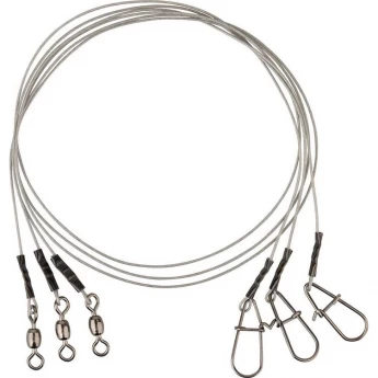 Поводки SAVAGE GEAR Carbon49 Trace 30cm 0.48mm 11kg Swivel/Needle Snap 3pcs