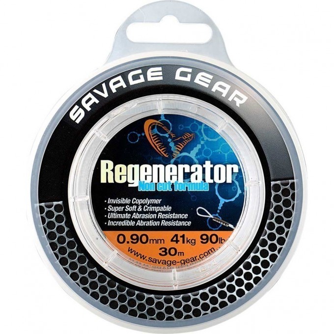 Поводковый материал SAVAGE GEAR Regenerator Mono 30m 0.40mm 10kg 22lb 54838 Поводковый материал SAVAGE GEAR Regenerator Mono 30m 0.40mm 10kg 22lb 54838