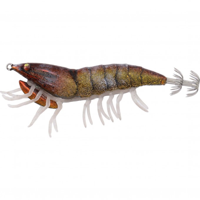 Приманка SAVAGE GEAR 3D Hybrid Shrimp Egi 7.5 10-Burnt Ora 50702 Приманка SAVAGE GEAR 3D Hybrid Shrimp Egi 7.5 10-Burnt Ora 50702