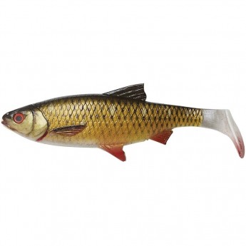 Приманка SAVAGE GEAR 3D LB River Roach Paddletail 18cm 70g 10pcs Golden Ambulance