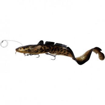 Приманка SAVAGE GEAR 3D Line Thru Burbot 500 FS 435гр Black Gold UV