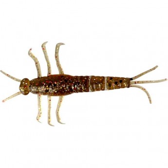 Приманка SAVAGE GEAR 3D PVC Mayfly 50mm Brown Glitter 8pcs