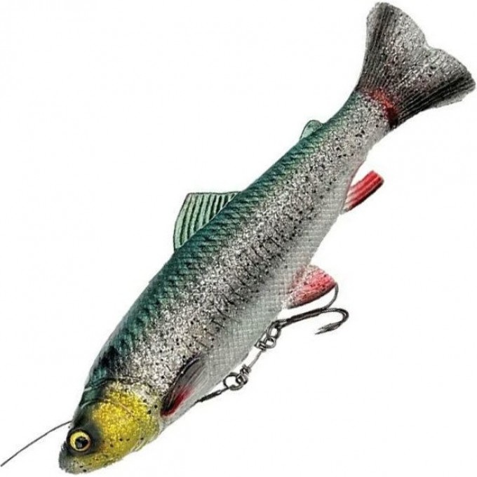 Приманка SAVAGE GEAR 4D Line Thru Pulsetail Trout 16cm 51g SS Green Silver 73993 Приманка SAVAGE GEAR 4D Line Thru Pulsetail Trout 16cm 51g SS Green Silver 73993