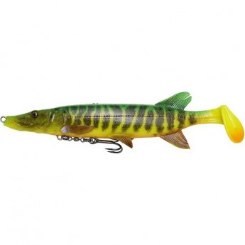 Приманка SAVAGE GEAR 4D Pike Shad 20cm 65g SS 03-Fire Tiger