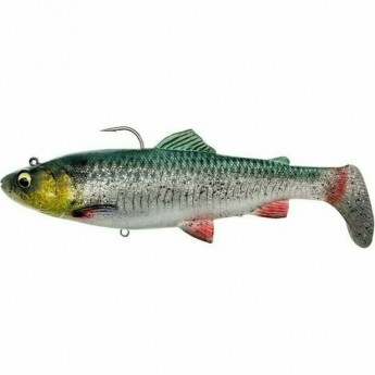 Приманка SAVAGE GEAR 4D Trout Rattle Shad 17cm 80g Sinking Green Silver Приманка SAVAGE GEAR 4D Trout Rattle Shad 17cm 80g Sinking Green Silver