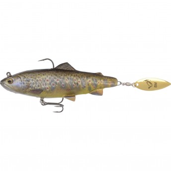 Приманка SAVAGE GEAR 4D Trout Spin Shad 11cm 40g MS 03-Dark Brown Trout