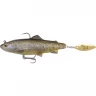 Приманка SAVAGE GEAR 4D Trout Spin Shad 11cm 40g MS 03-Dark Brown Trout 57416