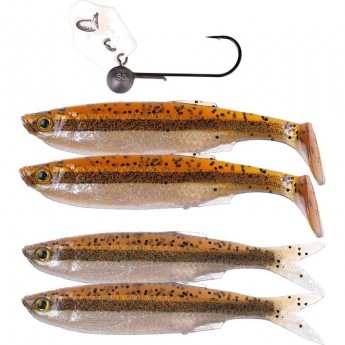 Приманка SAVAGE GEAR Crazy Blade Bleak kit 10cm 4+1pcs 08-Minnow