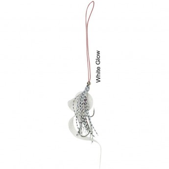 Приманка SAVAGE GEAR Cuttle Eye Skirt White Glow #L 2pcs