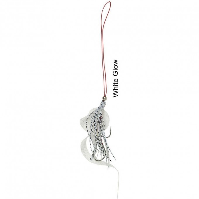 Приманка SAVAGE GEAR Cuttle Eye Skirt White Glow #L 2pcs 69742 Приманка SAVAGE GEAR Cuttle Eye Skirt White Glow #L 2pcs 69742