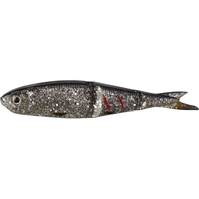 Приманка SAVAGE GEAR LB Soft 4Play 13cm 21g Swim&Jerk 01-Dirty Silver 3pcs 43456