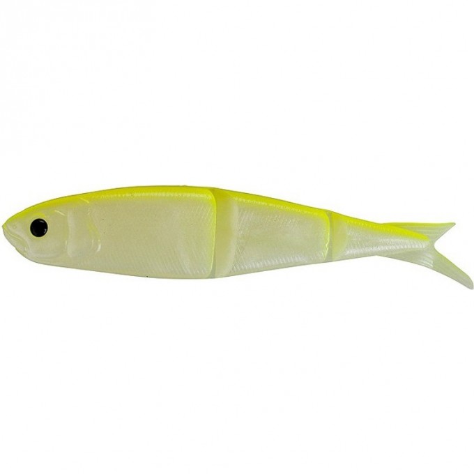 Приманка SAVAGE GEAR LB Soft 4Play 8cm 4g Swim&Jerk 44-Fluo Yellow Glow 4+1pcs 45080
