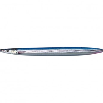 Приманка SAVAGE GEAR Line Thru Sandeel 85mm 11g 14-Blue Sliver UV