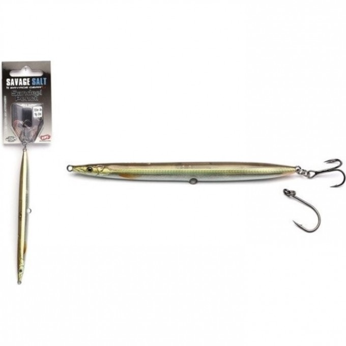 Приманка SAVAGE GEAR Sandeel Pencil 125 19g 06-Motor Oil UV 63827