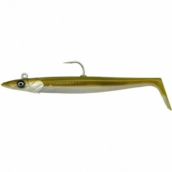 Приманка SAVAGE GEAR Sandeel V2 12см 22г Sinking Khaki 2+1