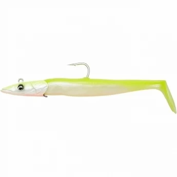 Приманка SAVAGE GEAR Sandeel V2 14см 33г Sinking Lemon Back 20шт