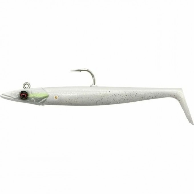 Приманка SAVAGE GEAR Sandeel V2 18см 86г Sinking White Pearl Silver 2+1 74184