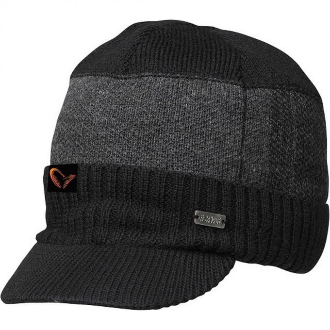 Шапка SAVAGE GEAR #SAVAGE Knitted Beanie w/Brim 59217 Шапка SAVAGE GEAR #SAVAGE Knitted Beanie w/Brim 59217