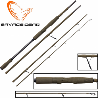 Спиннинг SAVAGE GEAR SG4 Fast Game Travel 243cm 30-80g