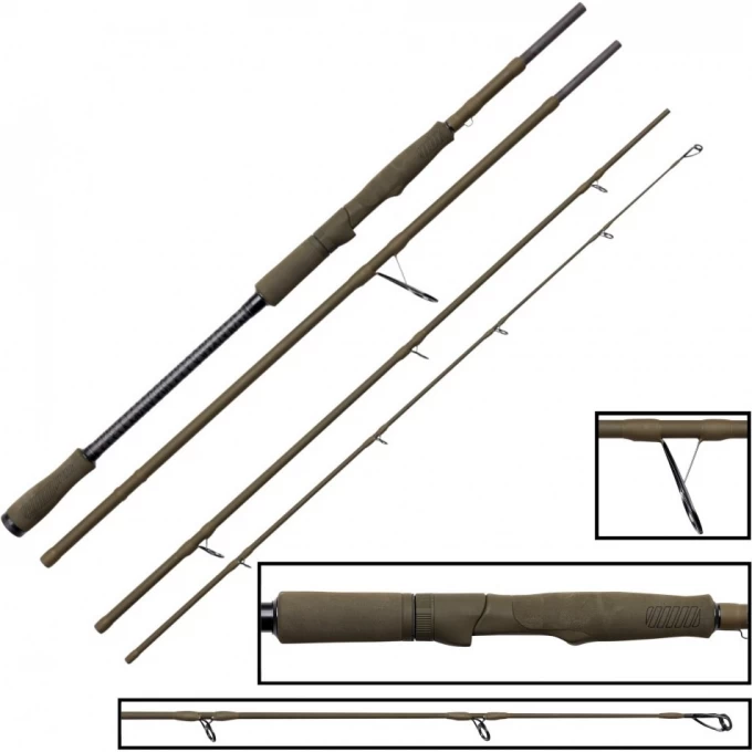 Спиннинг SAVAGE GEAR SG4 Medium Game Travel 243cm 7-25g 72207 Спиннинг SAVAGE GEAR SG4 Medium Game Travel 243cm 7-25g 72207