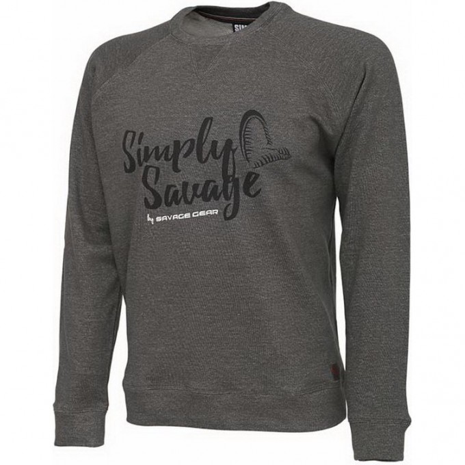 Свитер SAVAGE GEAR Simply Savage Sweater Melange Grey L 59140 Свитер SAVAGE GEAR Simply Savage Sweater Melange Grey L 59140